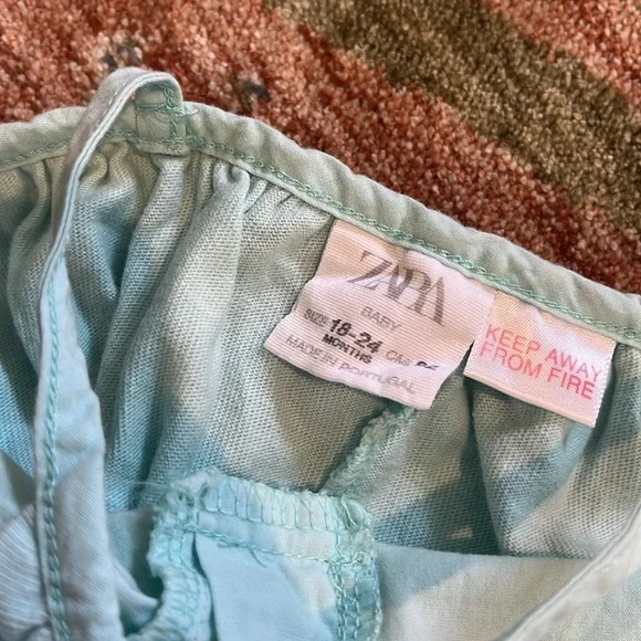 Zara Kids Soft Blue One Piece - Picture 4 of 4